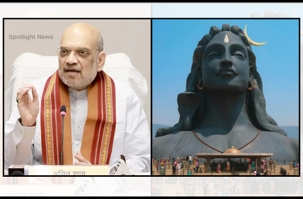 Amit Shah Attends Tamil Nadu's Isha Center's Maha Shivratri Celebrations